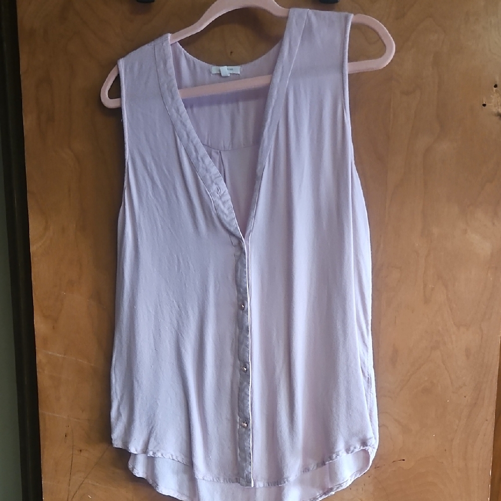 Maurices Light Purple Sleeveless Blouse